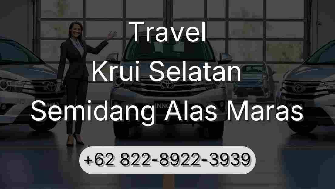 Travel Krui Selatan Semidang Alas Maras