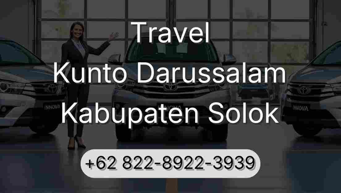 Travel Kunto Darussalam Kabupaten Solok
