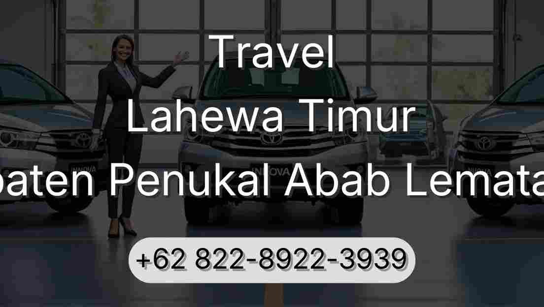 Travel Lahewa Timur Kabupaten Penukal Abab Lematang Ilir