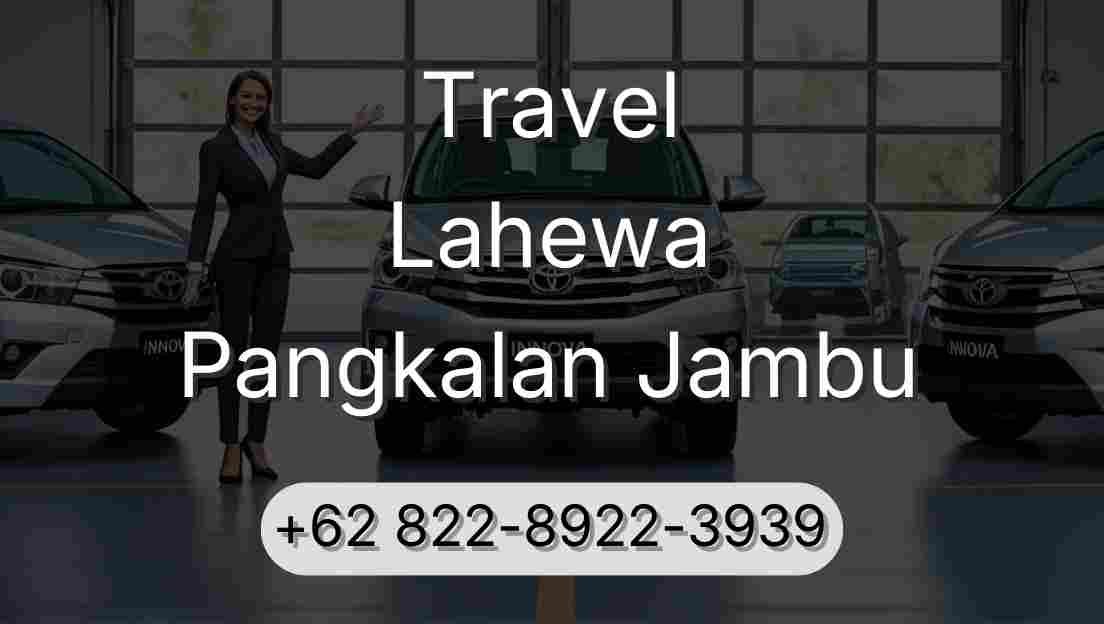 Travel Lahewa Pangkalan Jambu