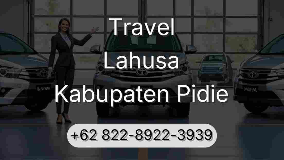 Travel Lahusa Kabupaten Pidie