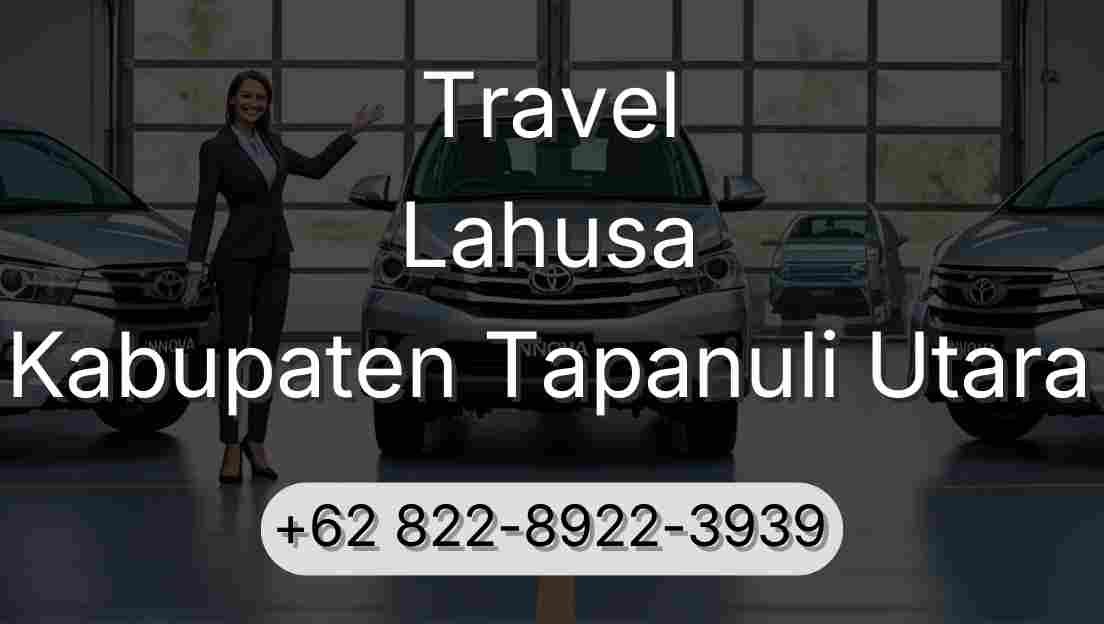 Travel Lahusa Kabupaten Tapanuli Utara