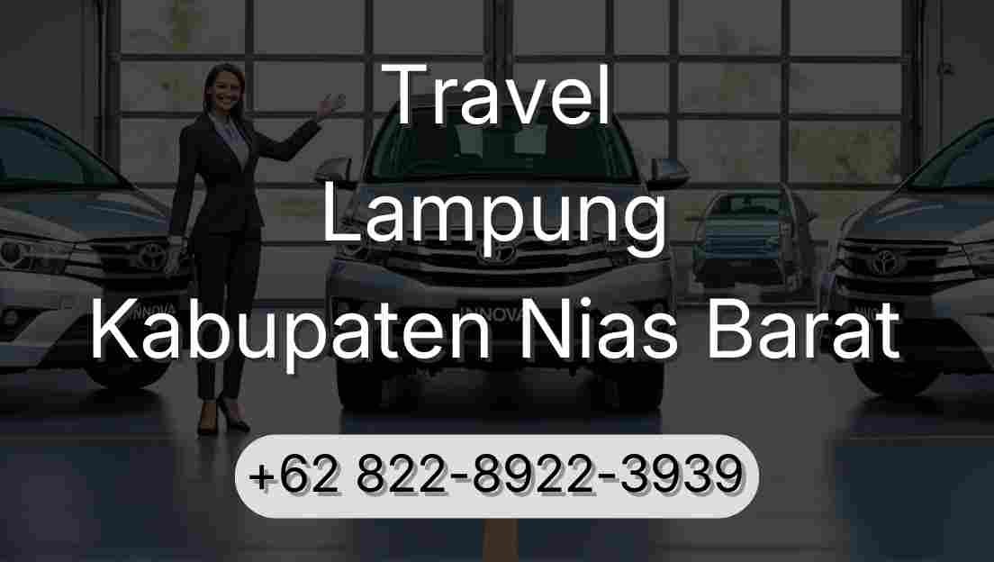 Travel Lampung Kabupaten Nias Barat