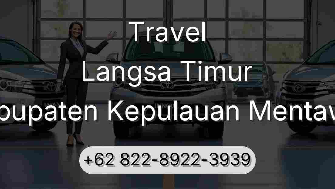 Travel Langsa Timur Kabupaten Kepulauan Mentawai