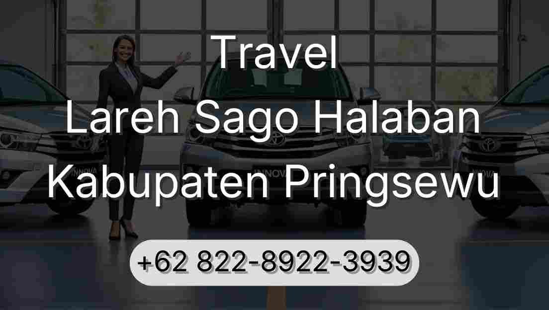 Travel Lareh Sago Halaban Kabupaten Pringsewu