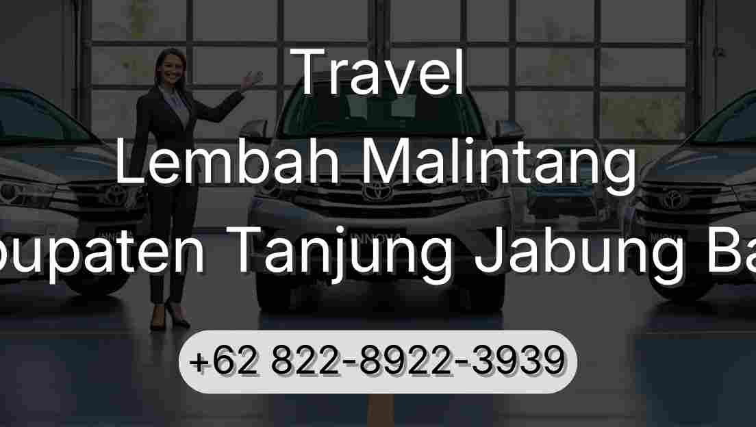 Travel Lembah Malintang Kabupaten Tanjung Jabung Barat