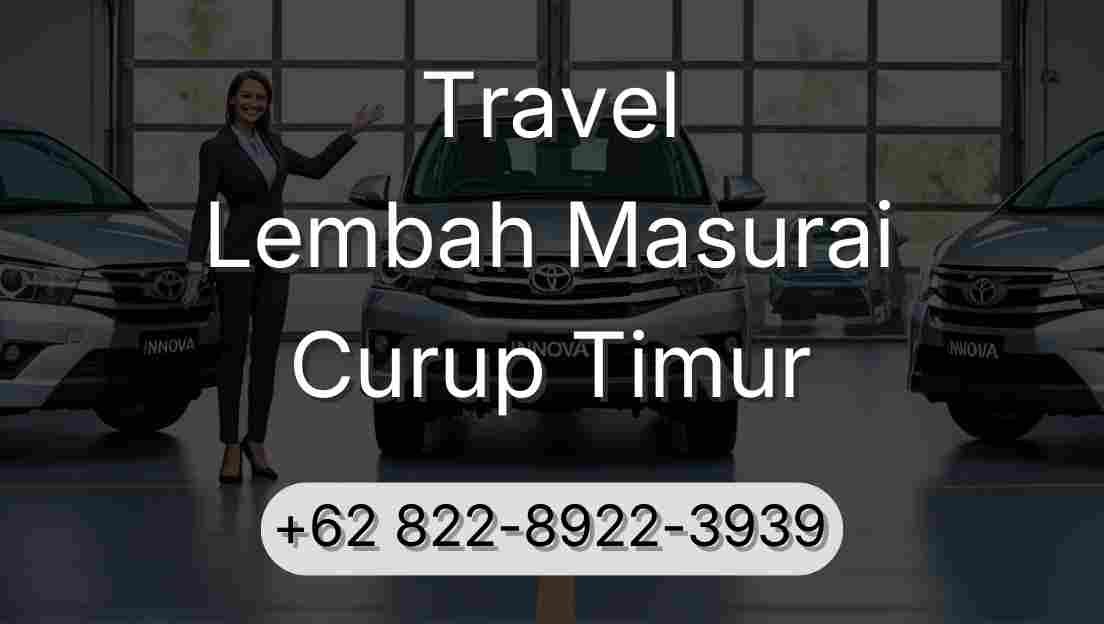 Travel Lembah Masurai Curup Timur