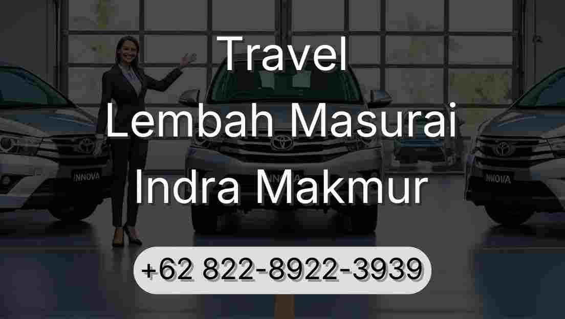 Travel Lembah Masurai Indra Makmur