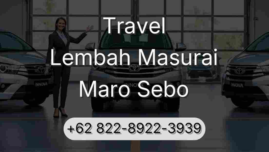 Travel Lembah Masurai Maro Sebo