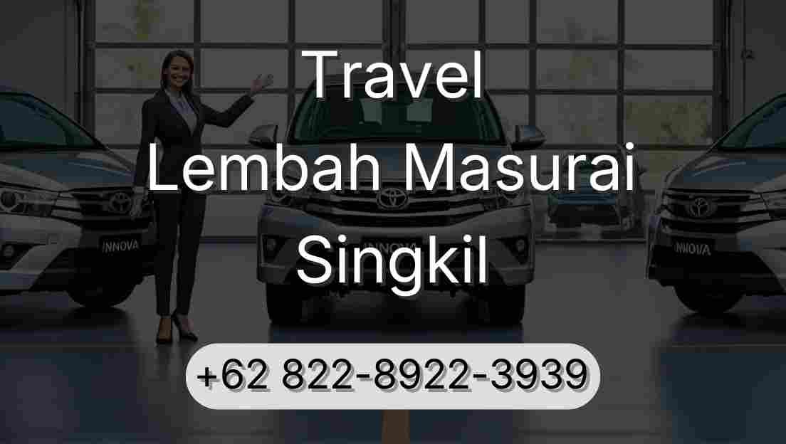 Travel Lembah Masurai Singkil