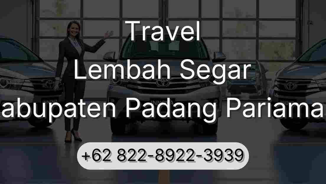 Travel Lembah Segar Kabupaten Padang Pariaman