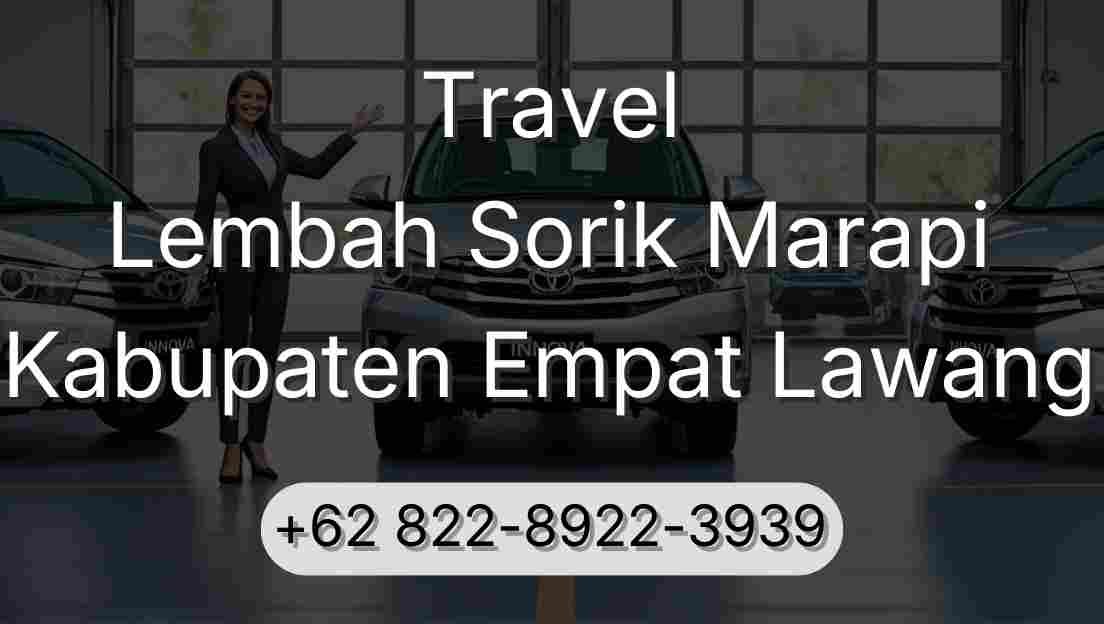 Travel Lembah Sorik Marapi Kabupaten Empat Lawang
