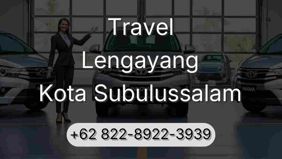 Travel Lengayang Kota Subulussalam