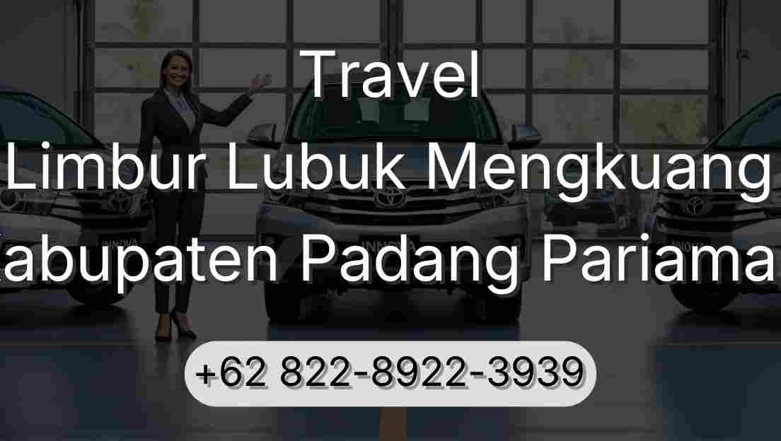 Travel Limbur Lubuk Mengkuang Kabupaten Padang Pariaman