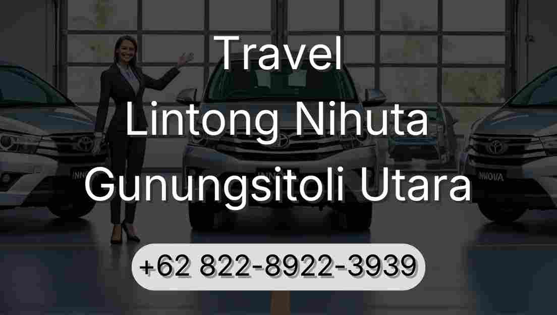 Travel Lintong Nihuta Gunungsitoli Utara