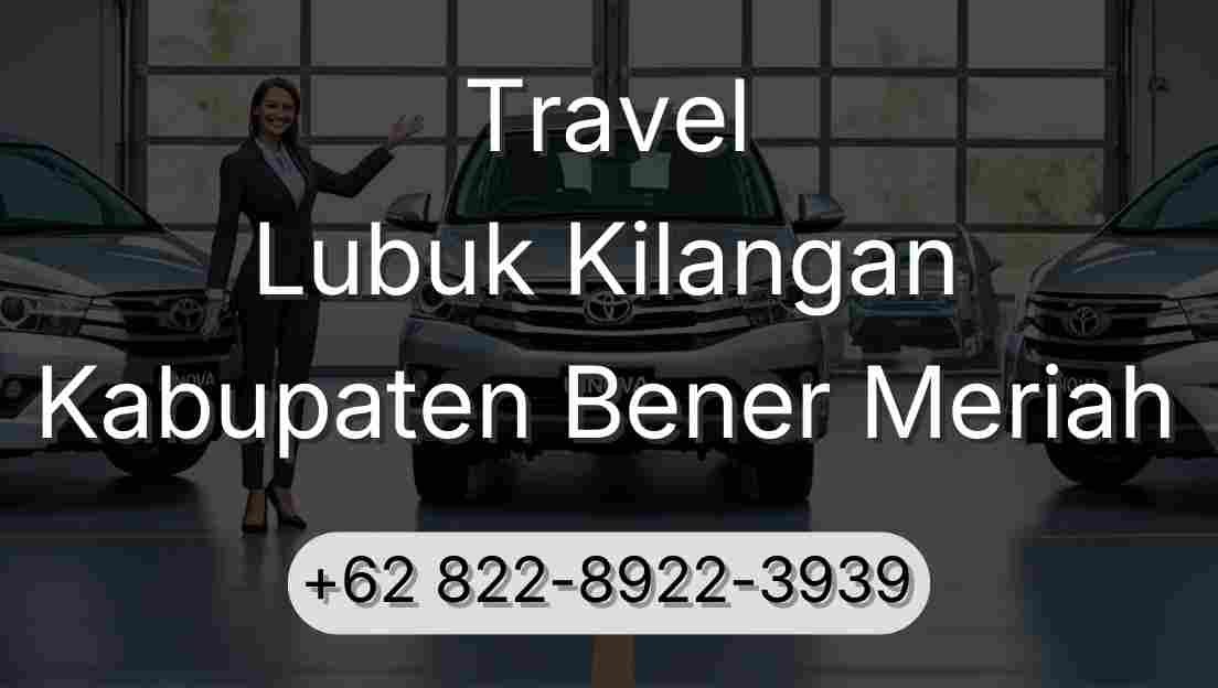 Travel Lubuk Kilangan Kabupaten Bener Meriah
