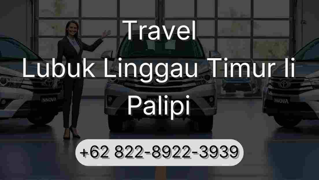 Travel Lubuk Linggau Timur Ii Palipi