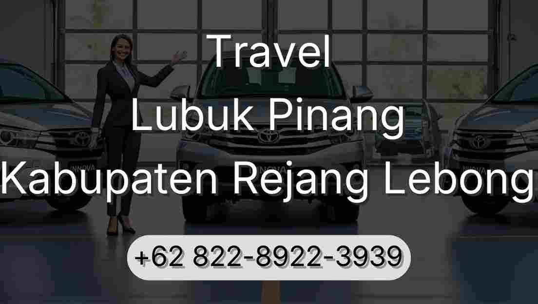 Travel Lubuk Pinang Kabupaten Rejang Lebong