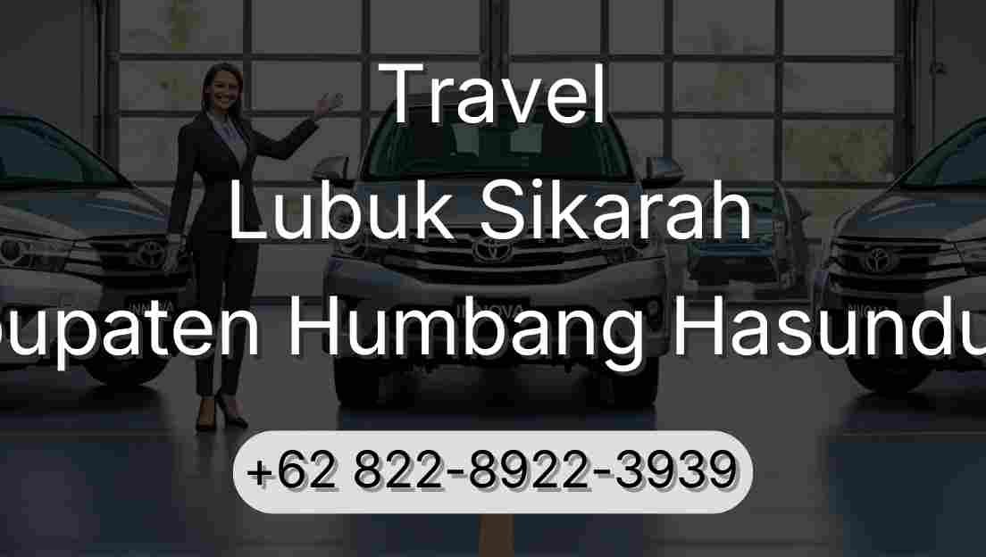 Travel Lubuk Sikarah Kabupaten Humbang Hasundutan