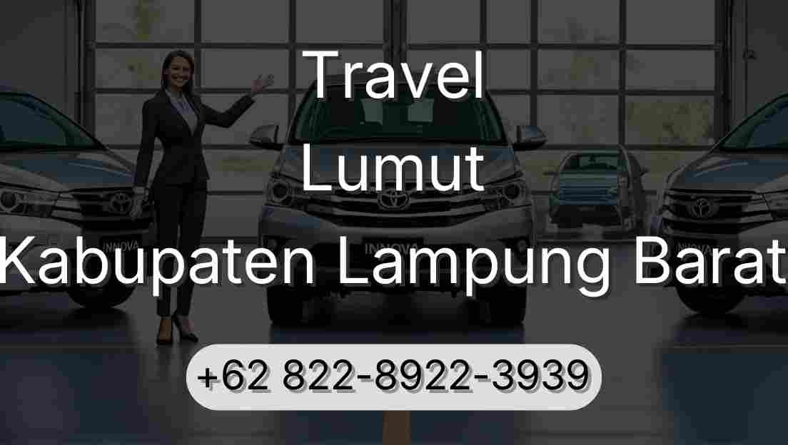 Travel Lumut Kabupaten Lampung Barat