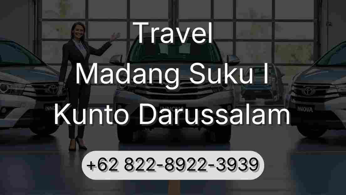Travel Madang Suku I Kunto Darussalam