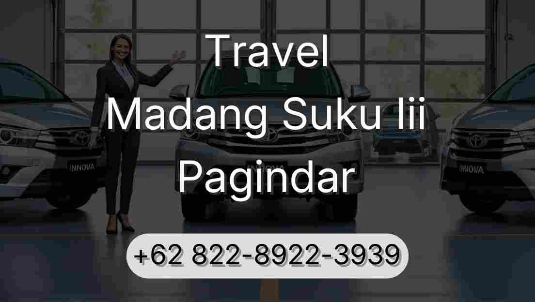 Travel Madang Suku Iii Pagindar