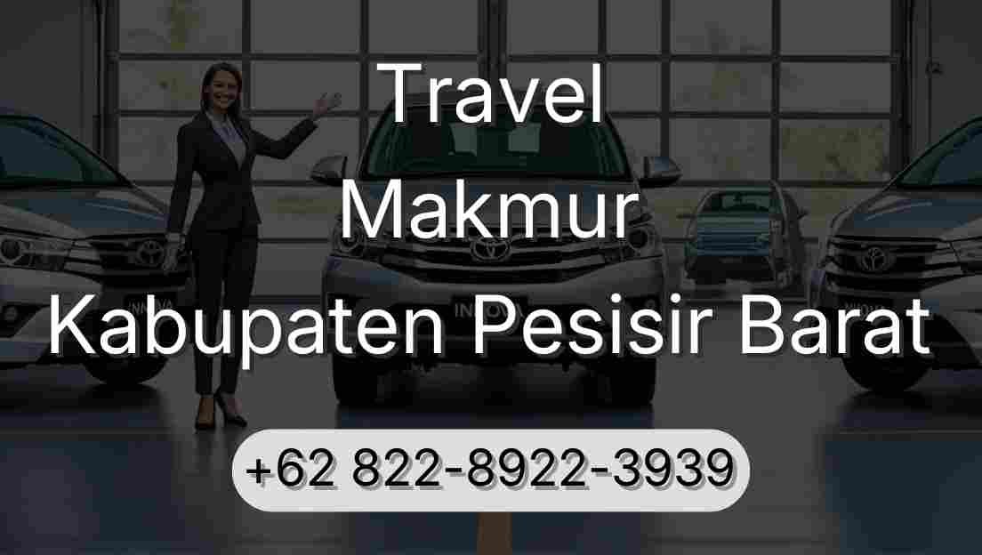 Travel Makmur Kabupaten Pesisir Barat