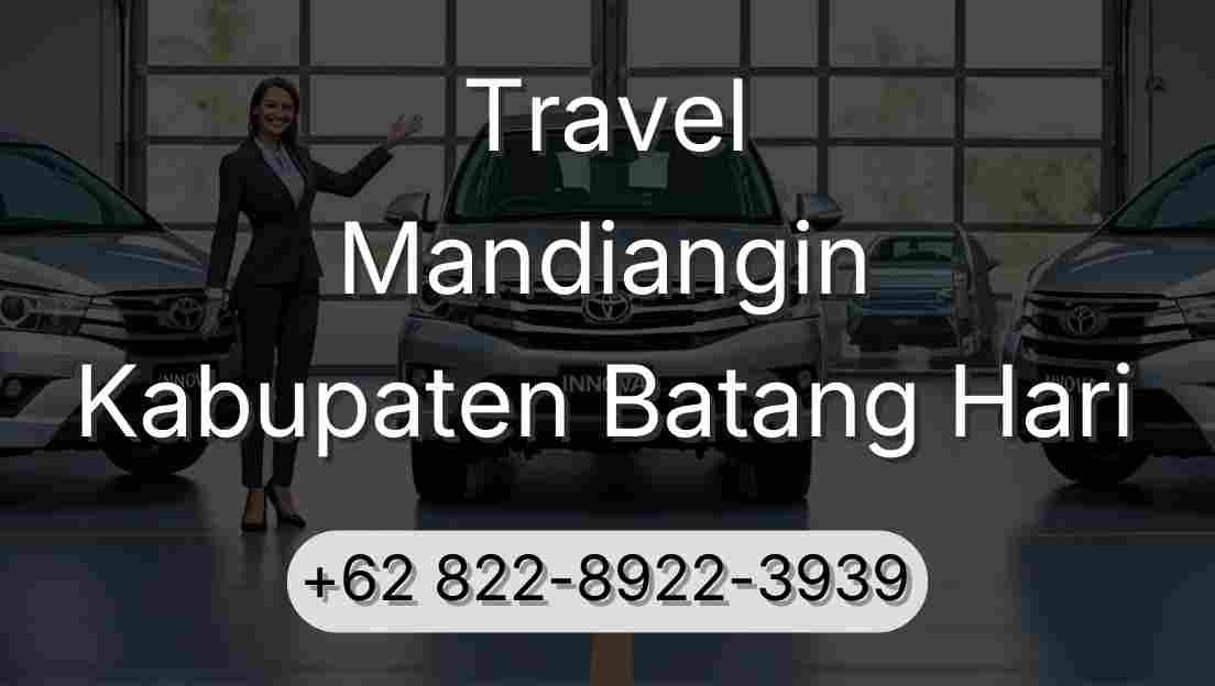 Travel Mandiangin Kabupaten Batang Hari