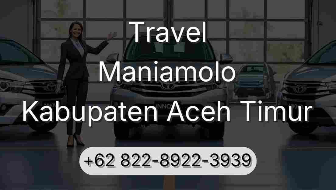 Travel Maniamolo Kabupaten Aceh Timur