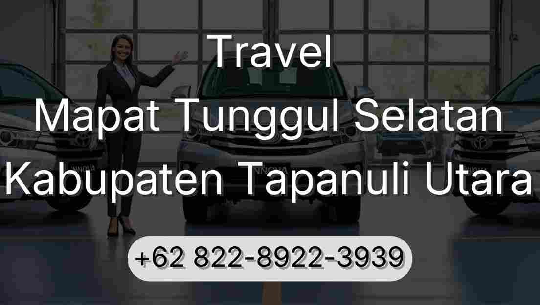 Travel Mapat Tunggul Selatan Kabupaten Tapanuli Utara