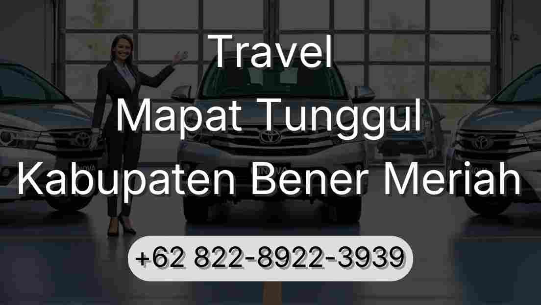 Travel Mapat Tunggul Kabupaten Bener Meriah