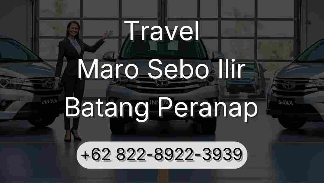 Travel Maro Sebo Ilir Batang Peranap