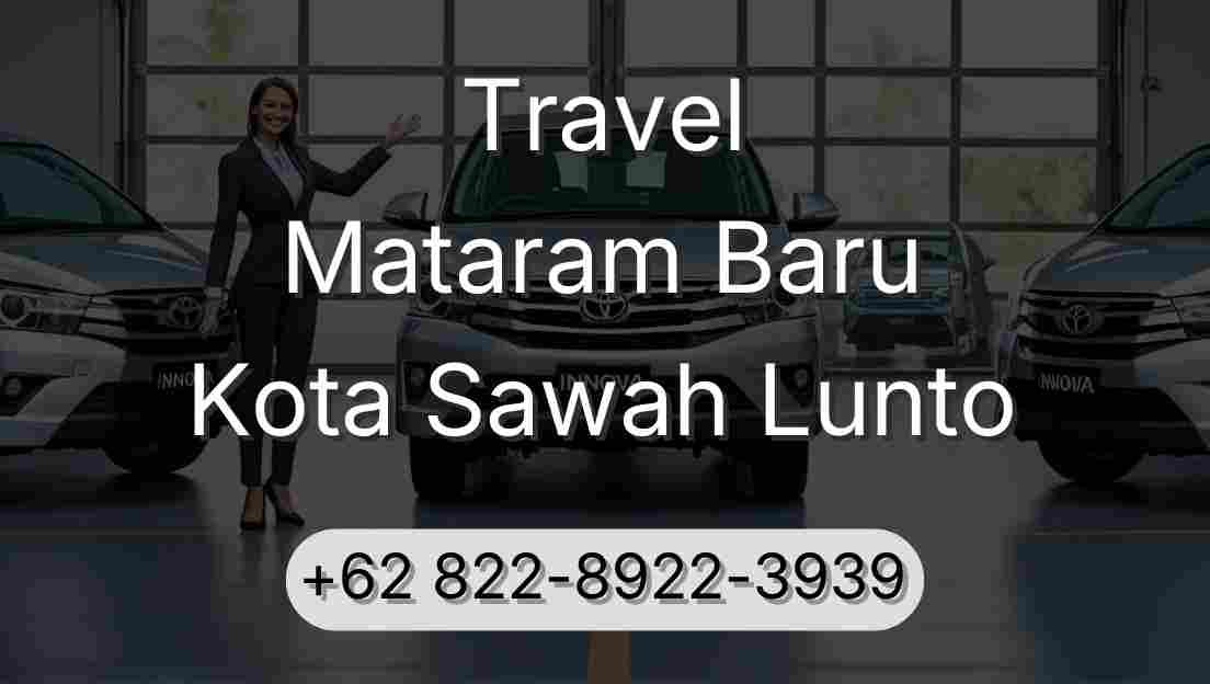 Travel Mataram Baru Kota Sawah Lunto