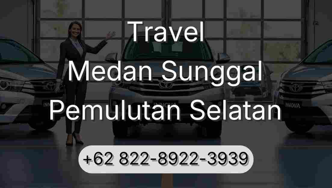 Travel Medan Sunggal Pemulutan Selatan