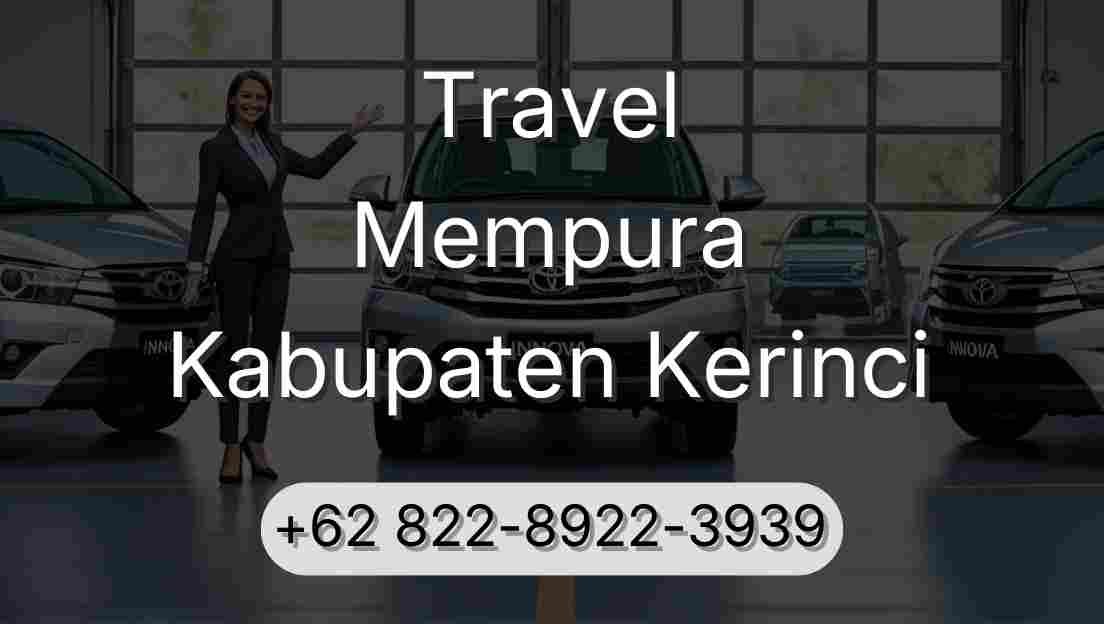 Travel Mempura Kabupaten Kerinci