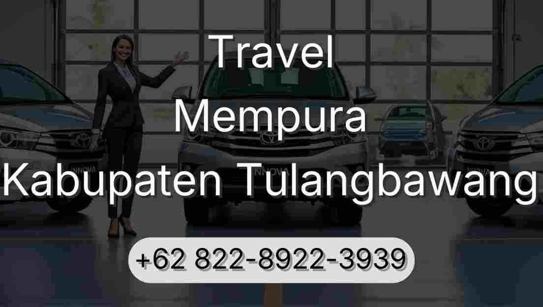 Travel Mempura Kabupaten Tulangbawang