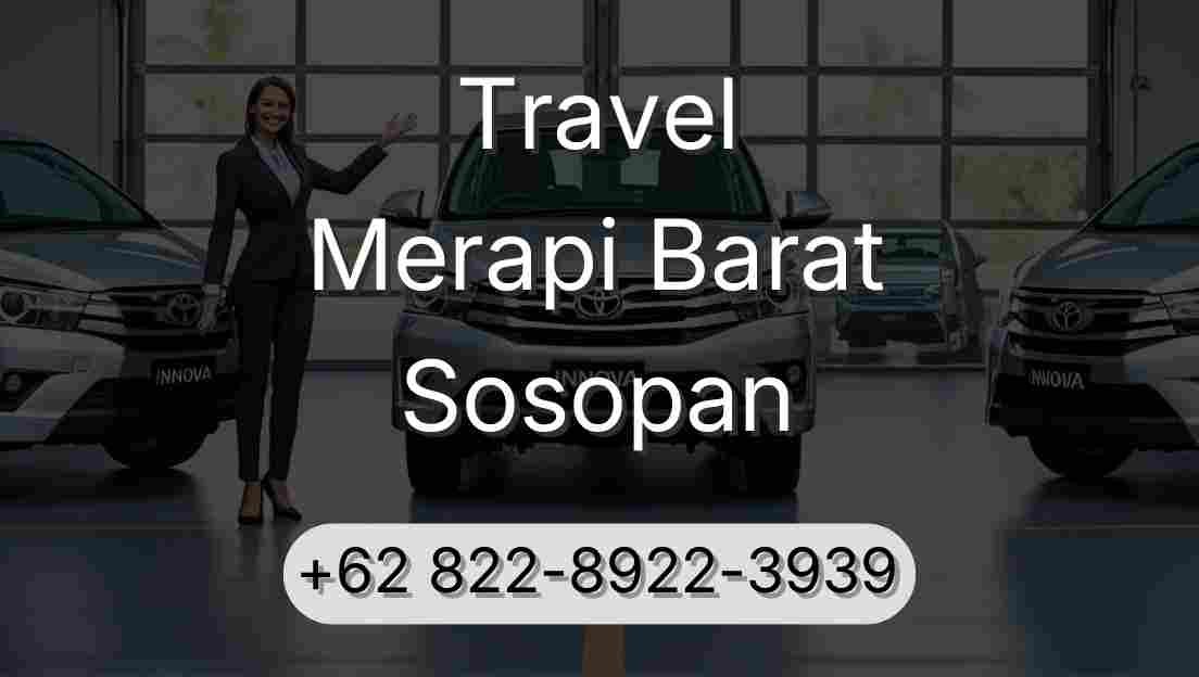Travel Merapi Barat Sosopan