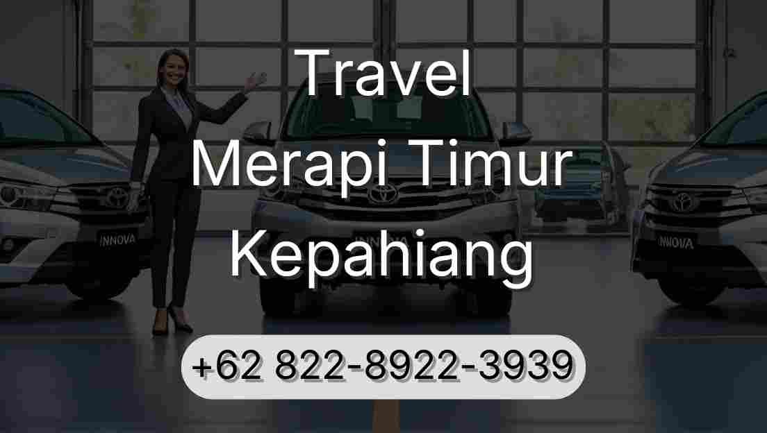 Travel Merapi Timur Kepahiang