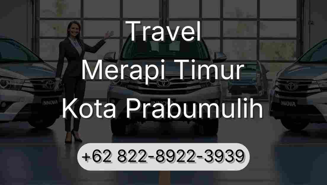 Travel Merapi Timur Kota Prabumulih