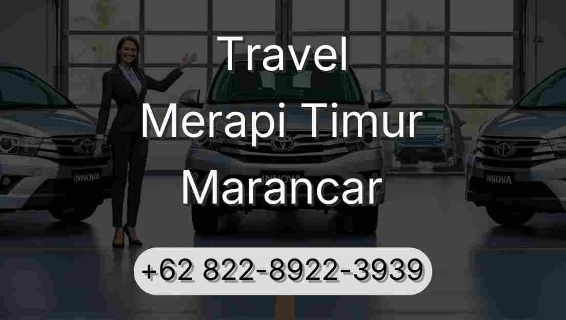 Travel Merapi Timur Marancar