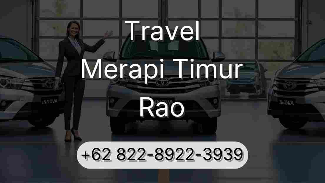 Travel Merapi Timur Rao