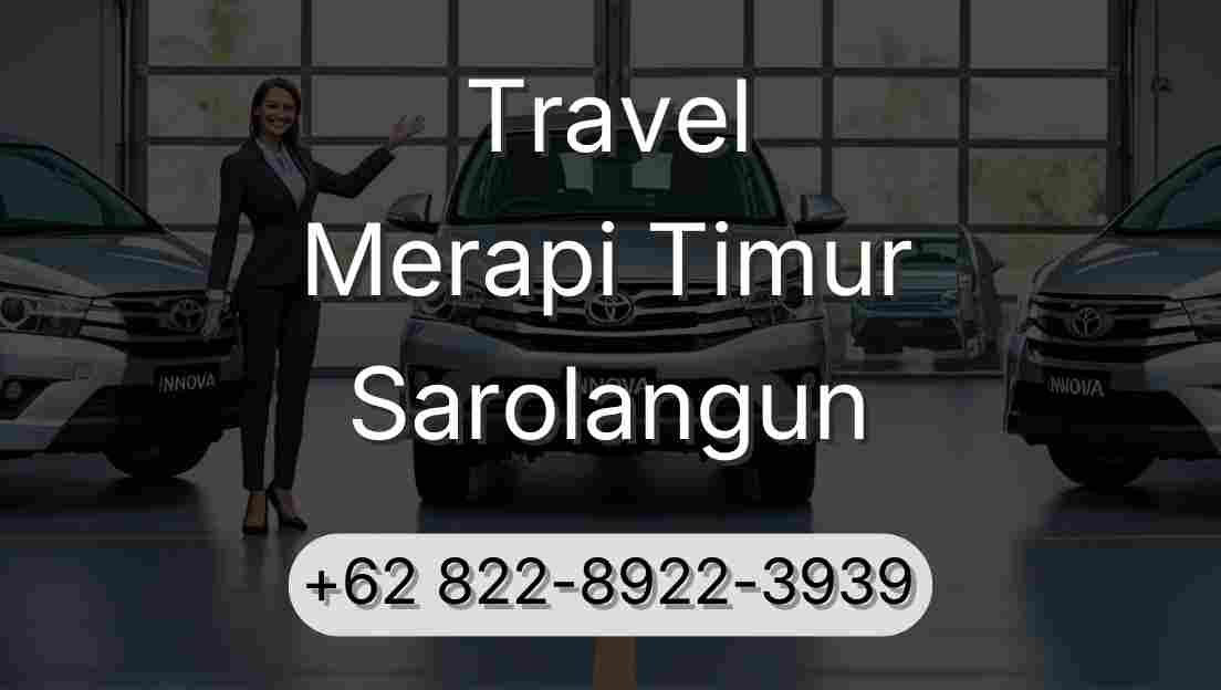 Travel Merapi Timur Sarolangun