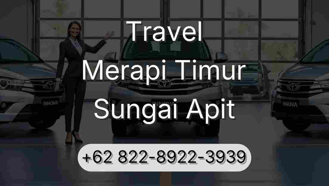 Travel Merapi Timur Sungai Apit