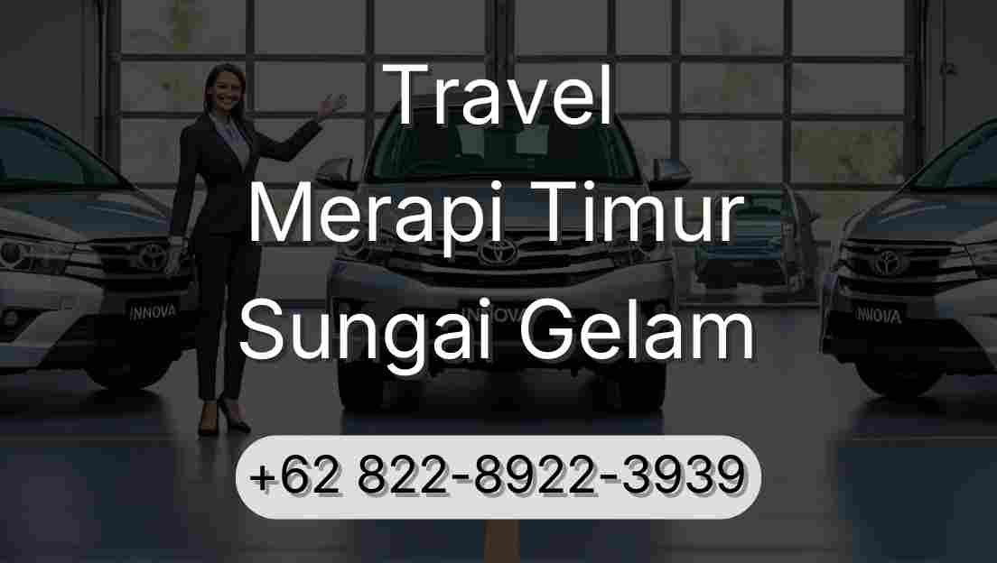 Travel Merapi Timur Sungai Gelam