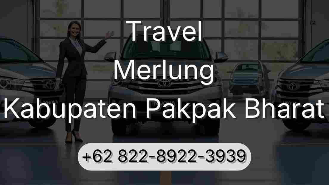 Travel Merlung Kabupaten Pakpak Bharat