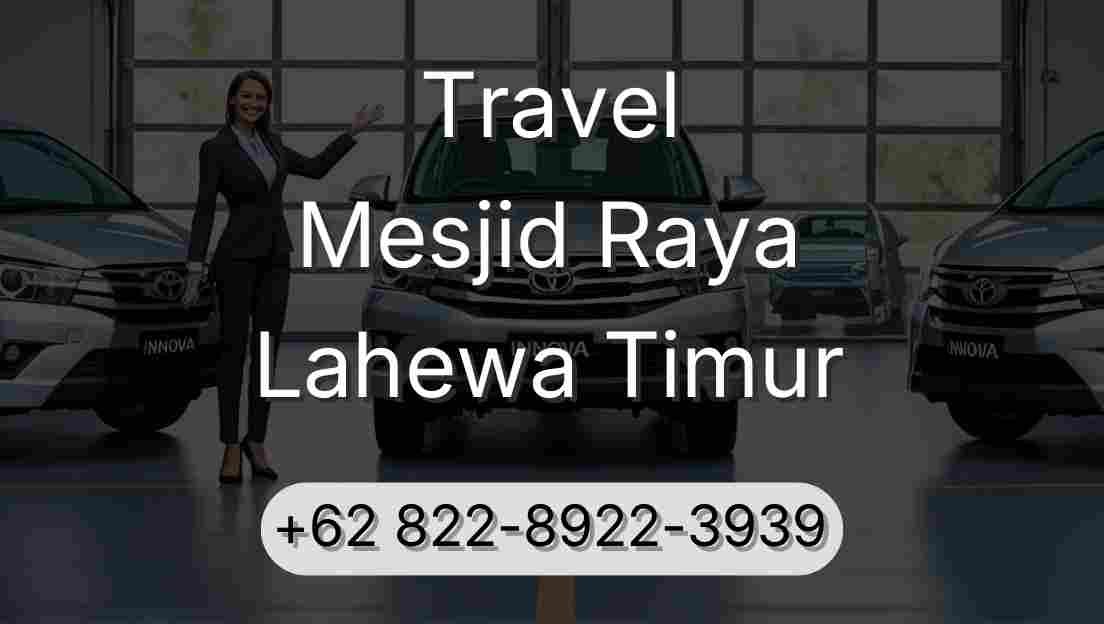 Travel Mesjid Raya Lahewa Timur