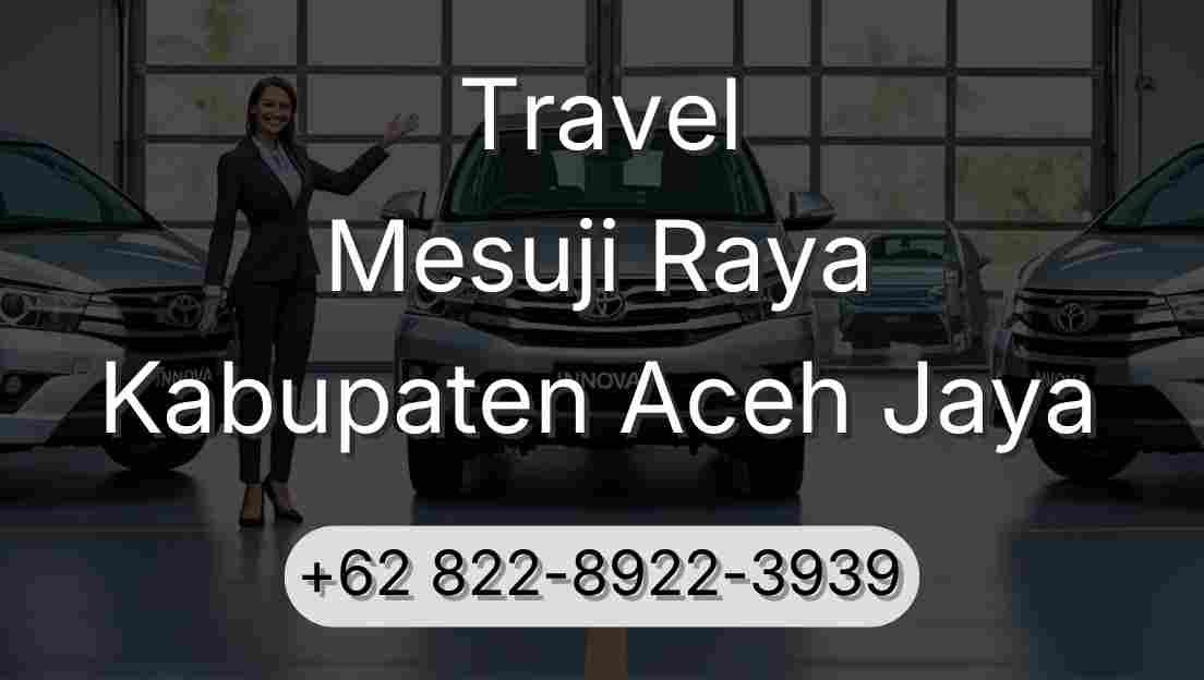 Travel Mesuji Raya Kabupaten Aceh Jaya