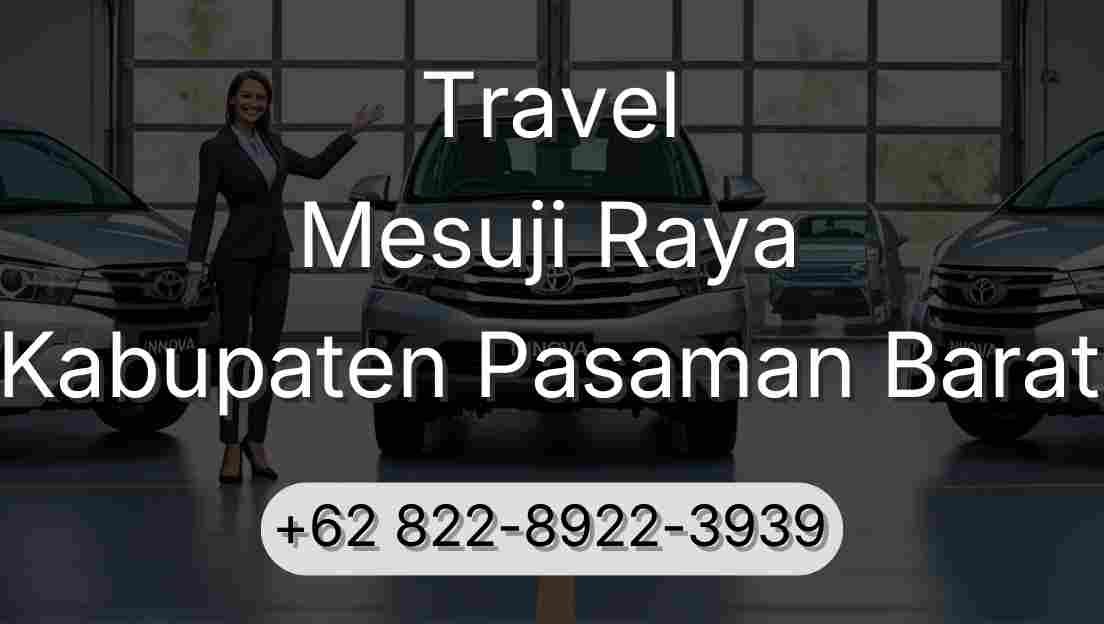 Travel Mesuji Raya Kabupaten Pasaman Barat