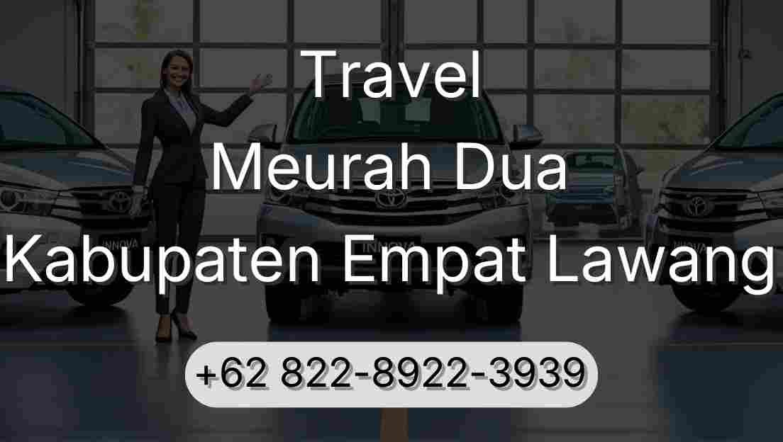 Travel Meurah Dua Kabupaten Empat Lawang