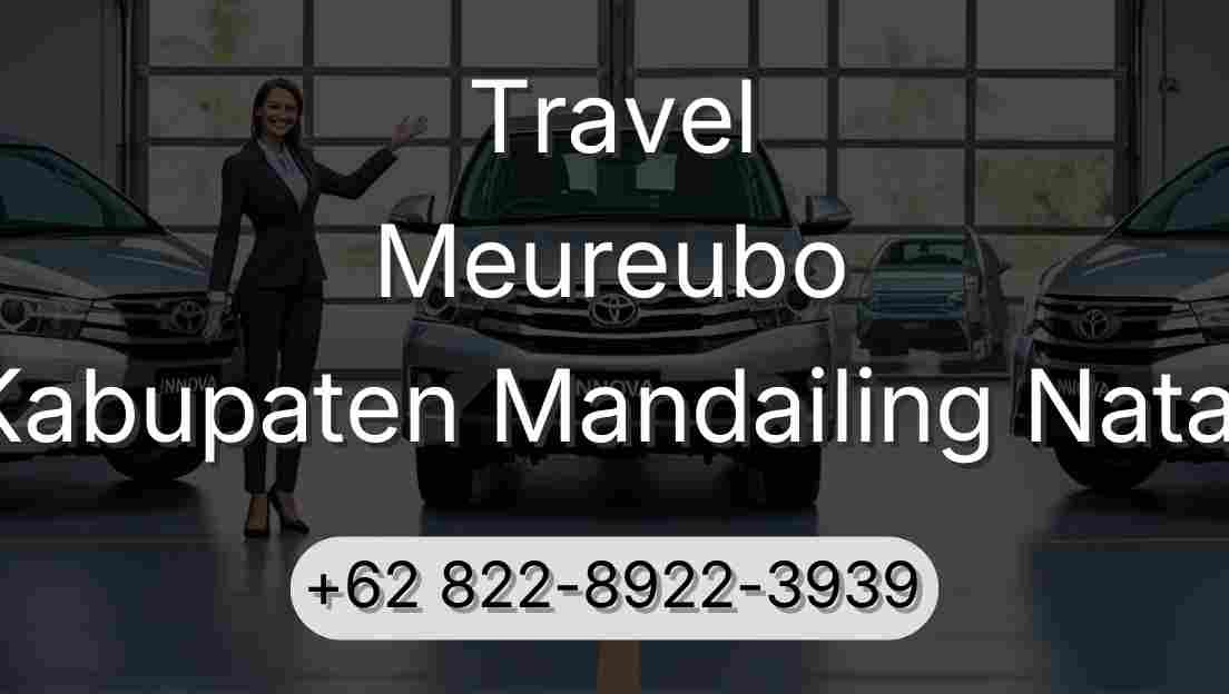 Travel Meureubo Kabupaten Mandailing Natal